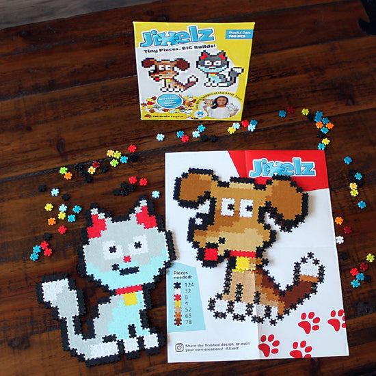 Puzzle De Pixeles 700 Piezas Jixelz Mascotas FatBrain Toys