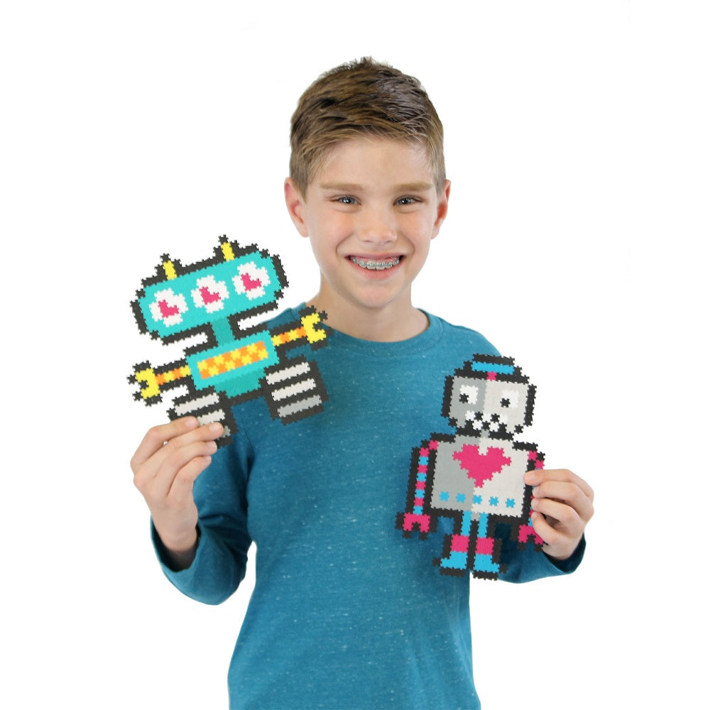 Puzzle De Pixeles 700 Piezas Jixelz Robots FatBrain Toys