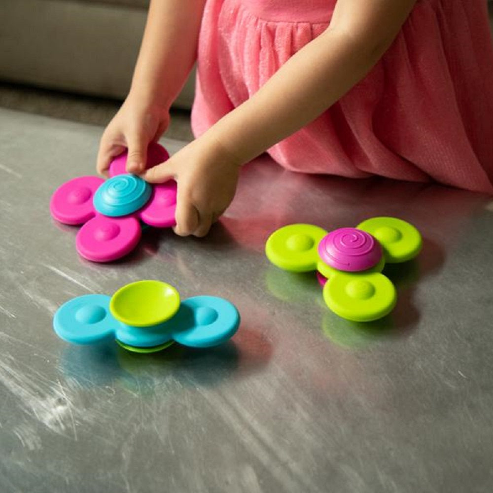 Spinners Para Bebes Y Niños Whirly Squigz FatBrain Toys