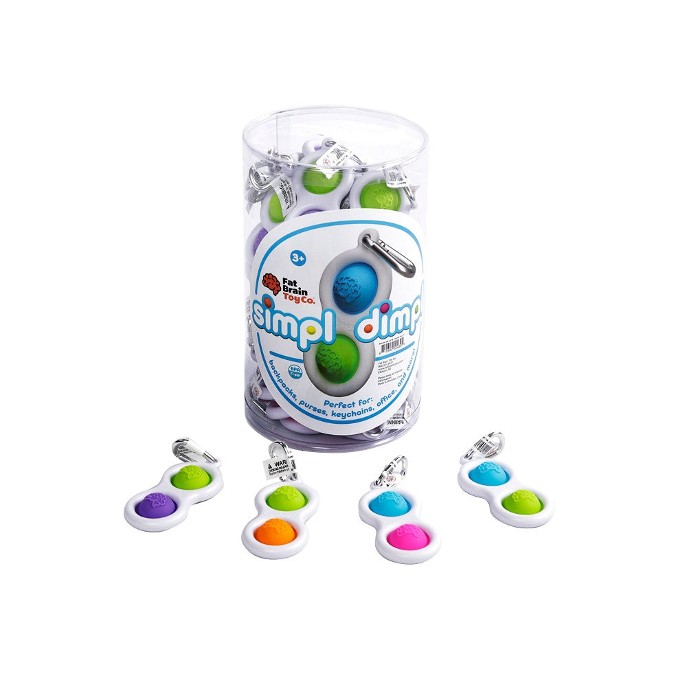 Llavero Para Manos Inquietas Colores Surtidos Simpl Dimpl FatBrain Toys