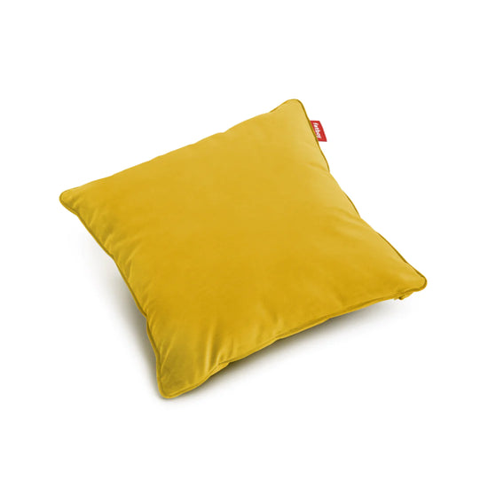 Cojín Velvet Pillow Square Recycled Gold Honey Fatboy