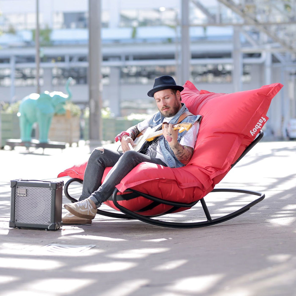 fatboy original mecedora silla kenza design diseño terraza aire libre jardín patio piscina exterior interior puff pouf pera gigante cojín cojines