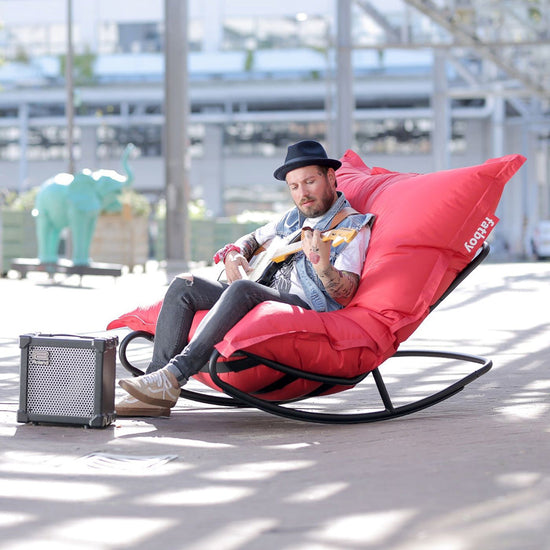 fatboy original mecedora silla kenza design diseño terraza aire libre jardín patio piscina exterior interior puff pouf pera gigante cojín cojines