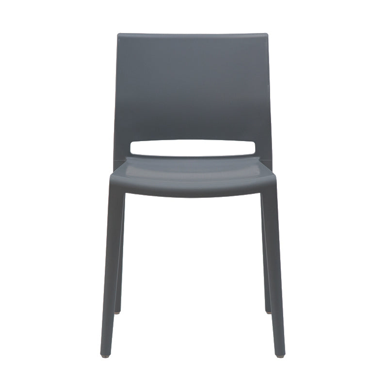 Silla Bakhita Sin Brazos Gris Oscuro Contatto