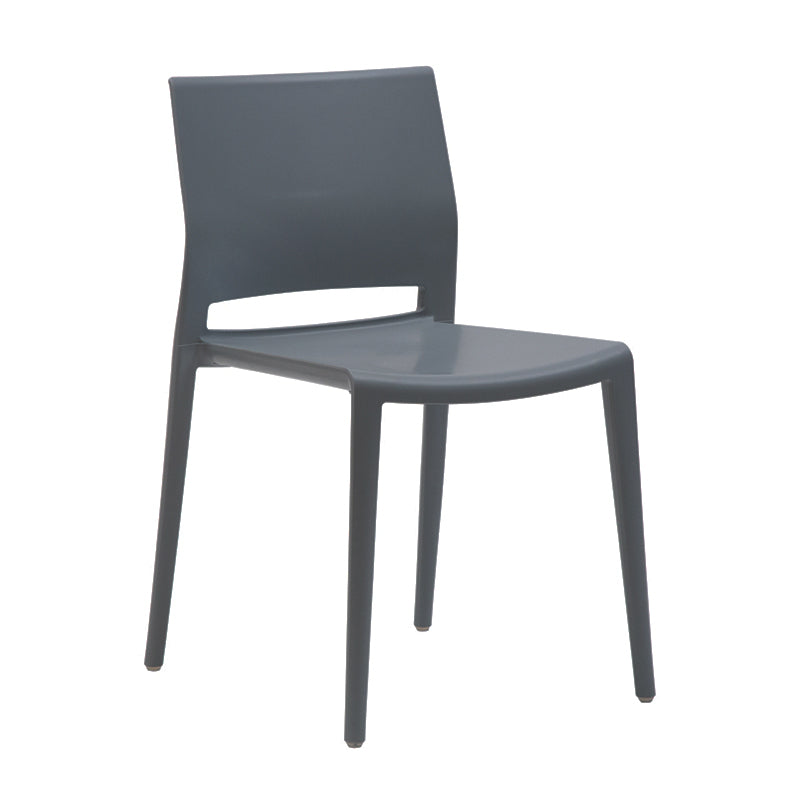 Silla Bakhita Sin Brazos Gris Oscuro Contatto