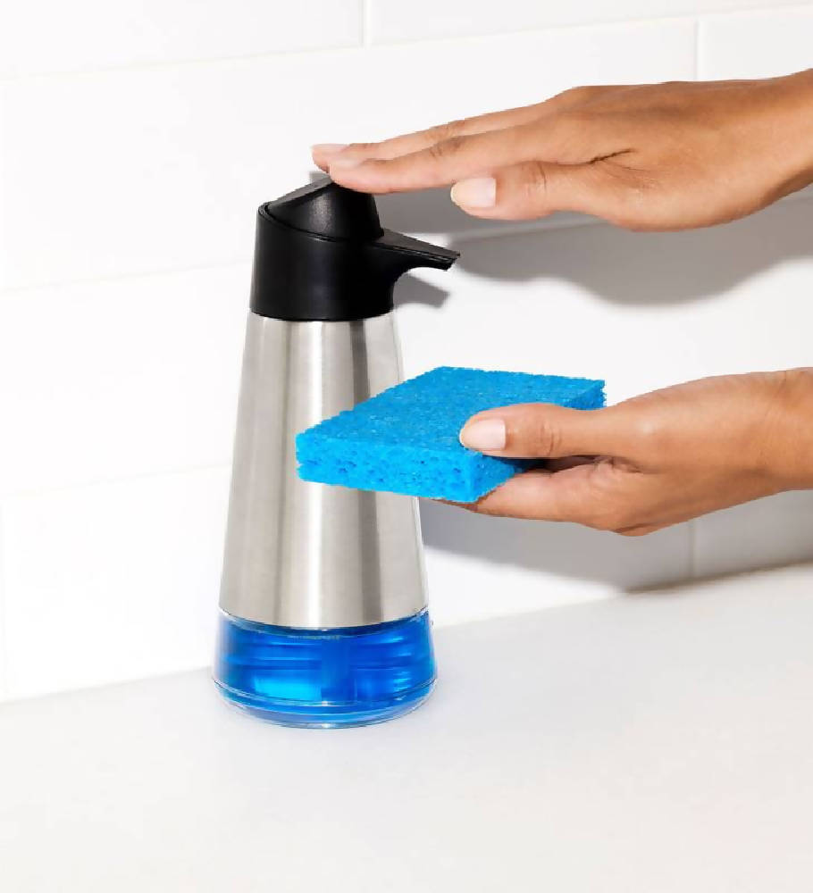 Dispensador Lavaloza Acero Inox Easy Press Oxo