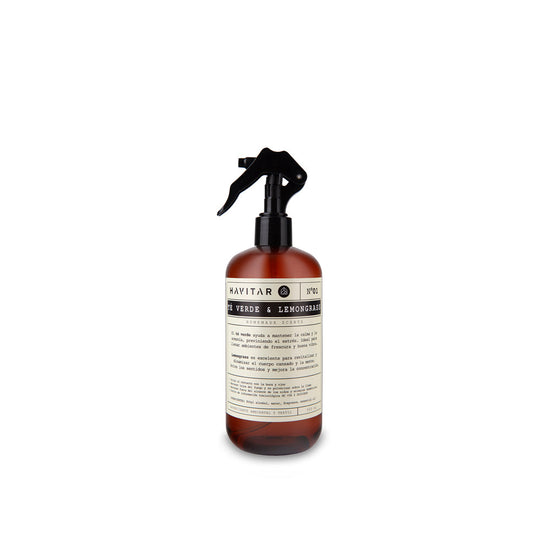 Aromatizador Ambiental y Textil Té Verde & Lemongrass PET 500 ml Havitar