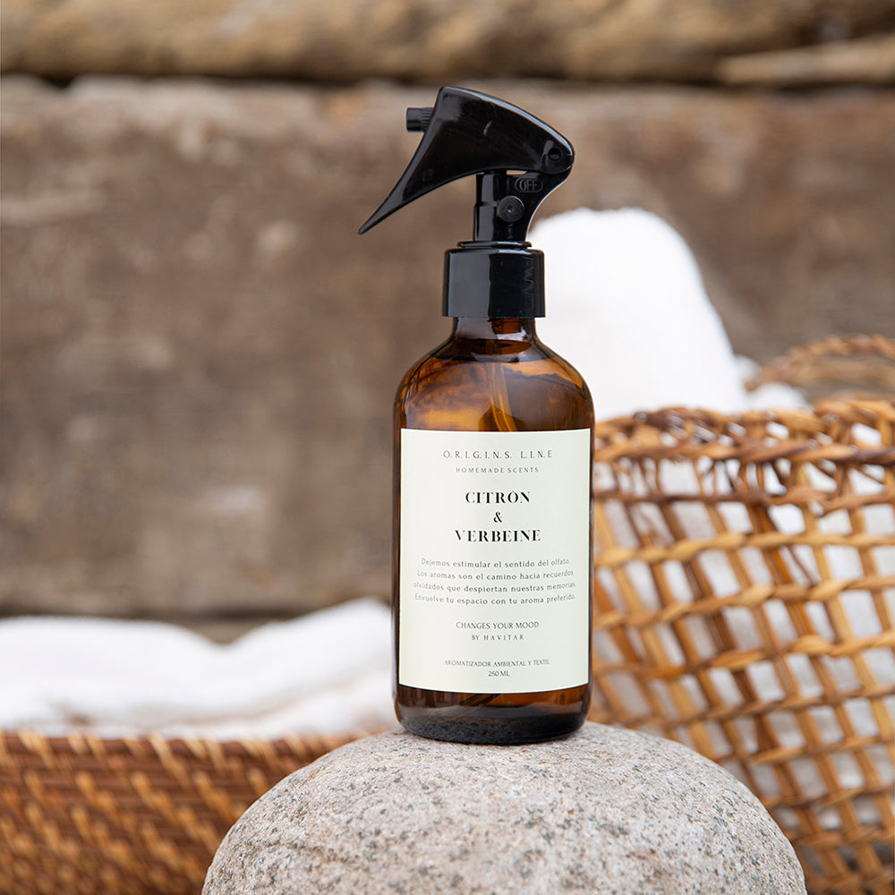 Aromatizador Ambiental y Textil Citrón & Verbeine Vidrio 250 ml Havitar