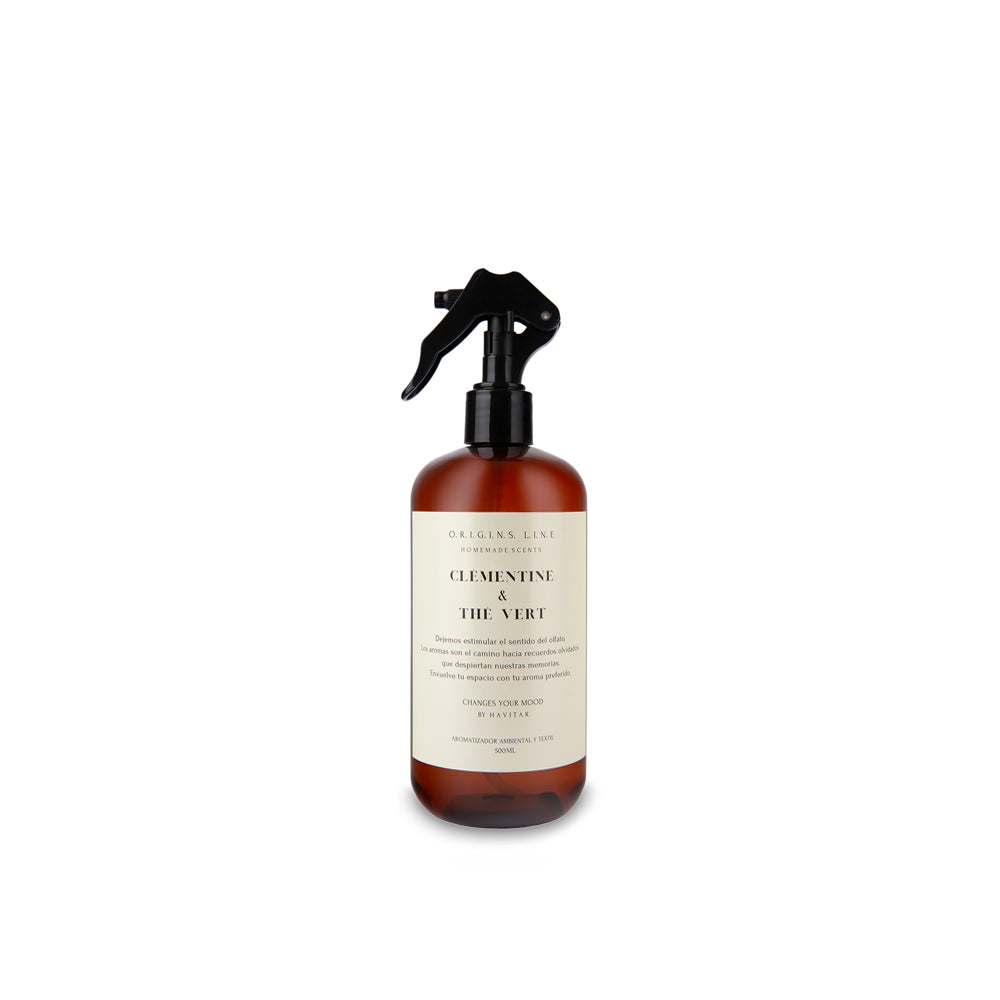 Aromatizador Ambiental y Textil Clémentine & Thé Vert PET 500 ml Havitar