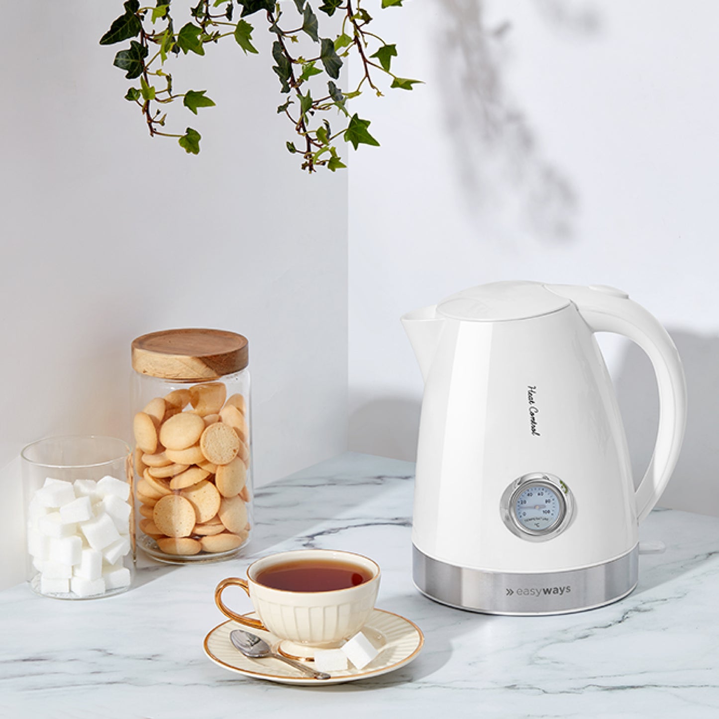 Hervidor Heat Control Blanco 1,7 Lt EasyWays