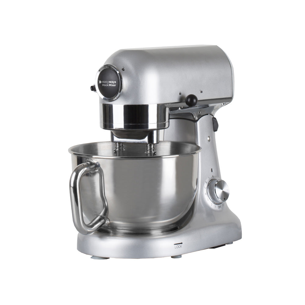 Batidora de Pedestal Hook Mixer Silver Easyways