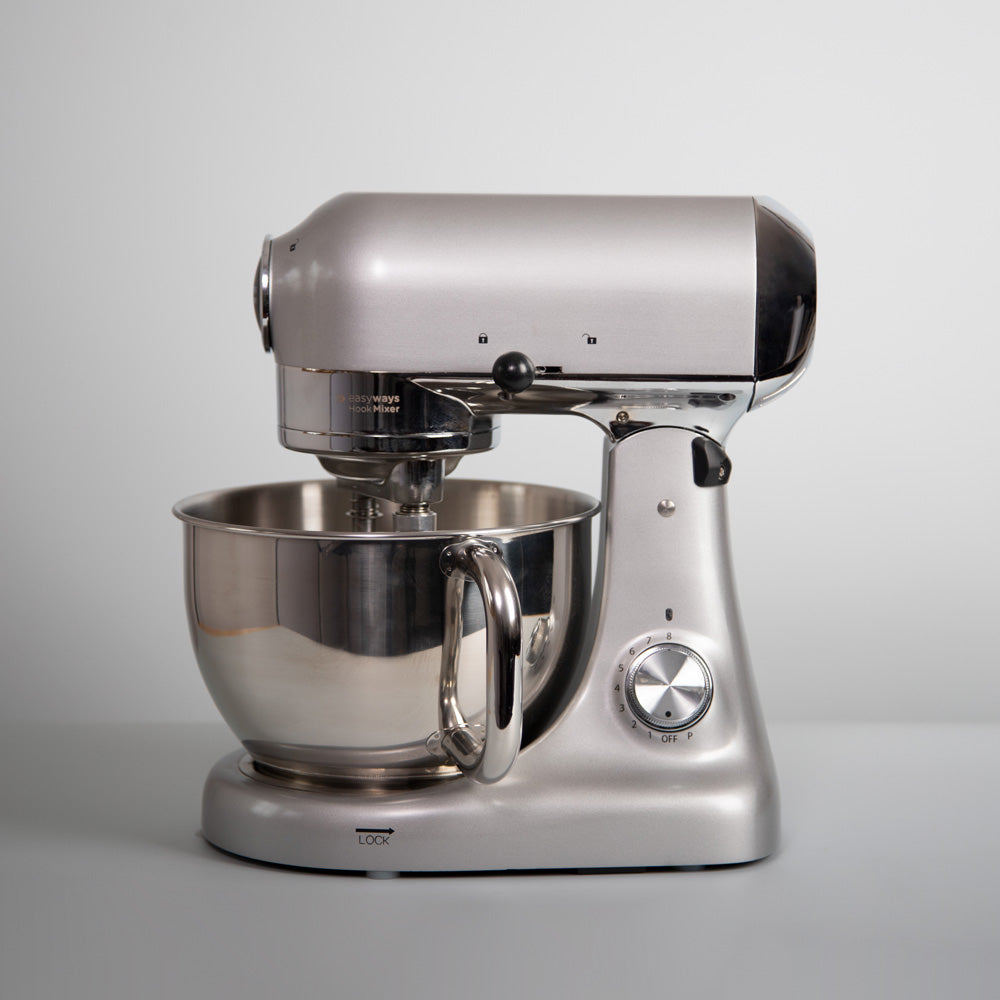 Batidora de Pedestal Hook Mixer Silver Easyways