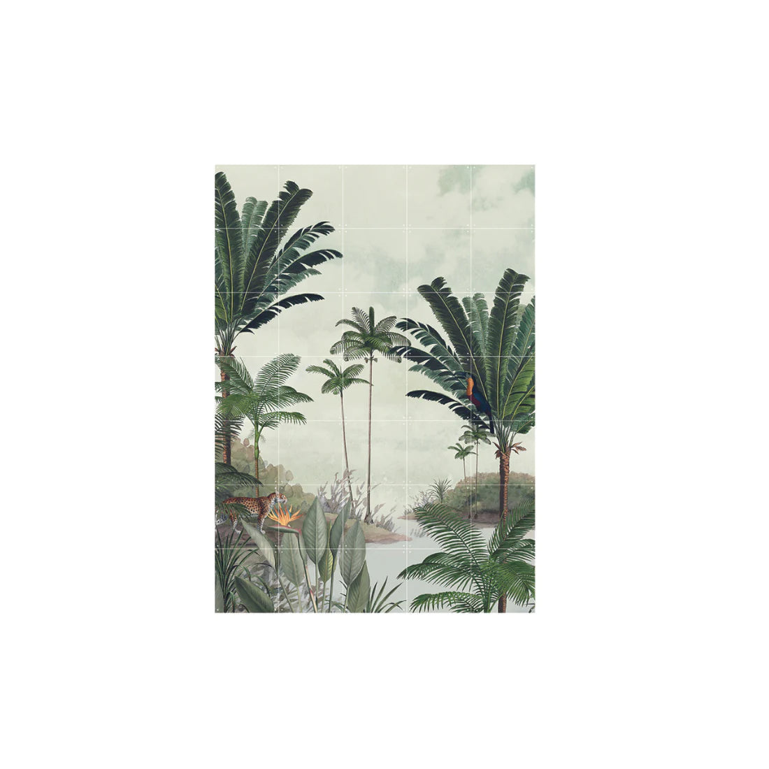 Cargar imagen en el visor de la galería, mural-rainforest-ixxi
