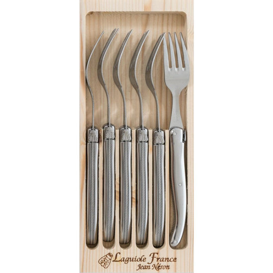 Set 6 Tenedores Acero Inoxidable Laguiole Jean Neron