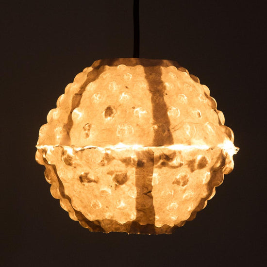 Lámpara de Papel Arroz Luna Llena 26 x 34 cm Maia Design