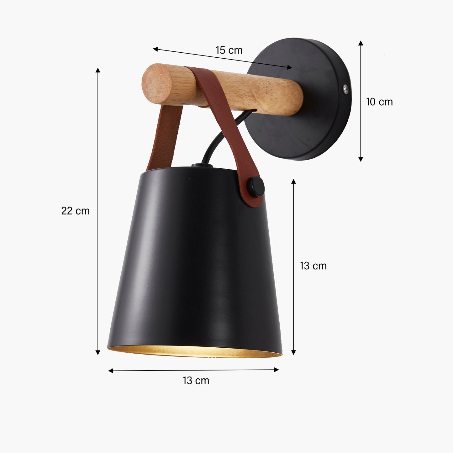 lampara-de-pared-lily-negro-form-design
