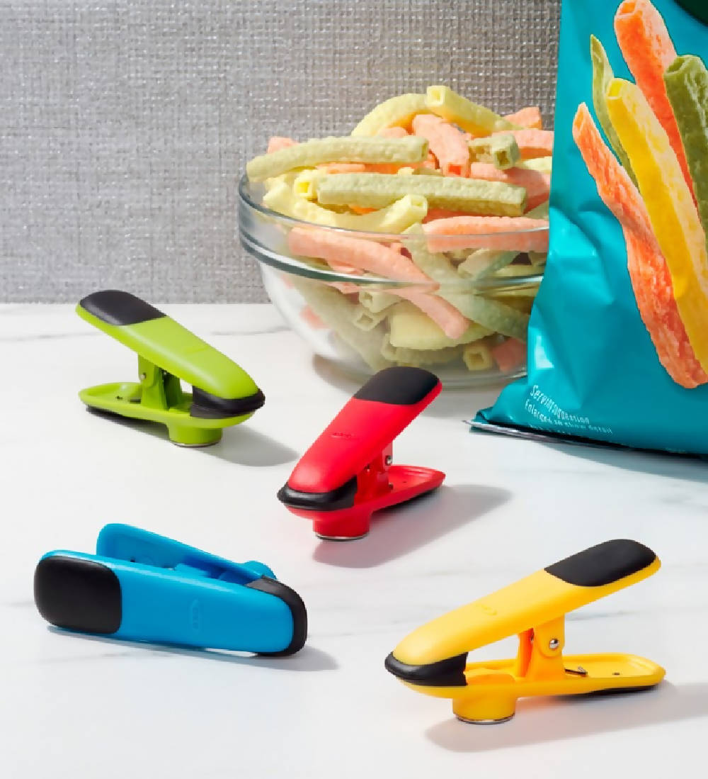 Set 4 Clips Magnéticos Para Sellar Oxo