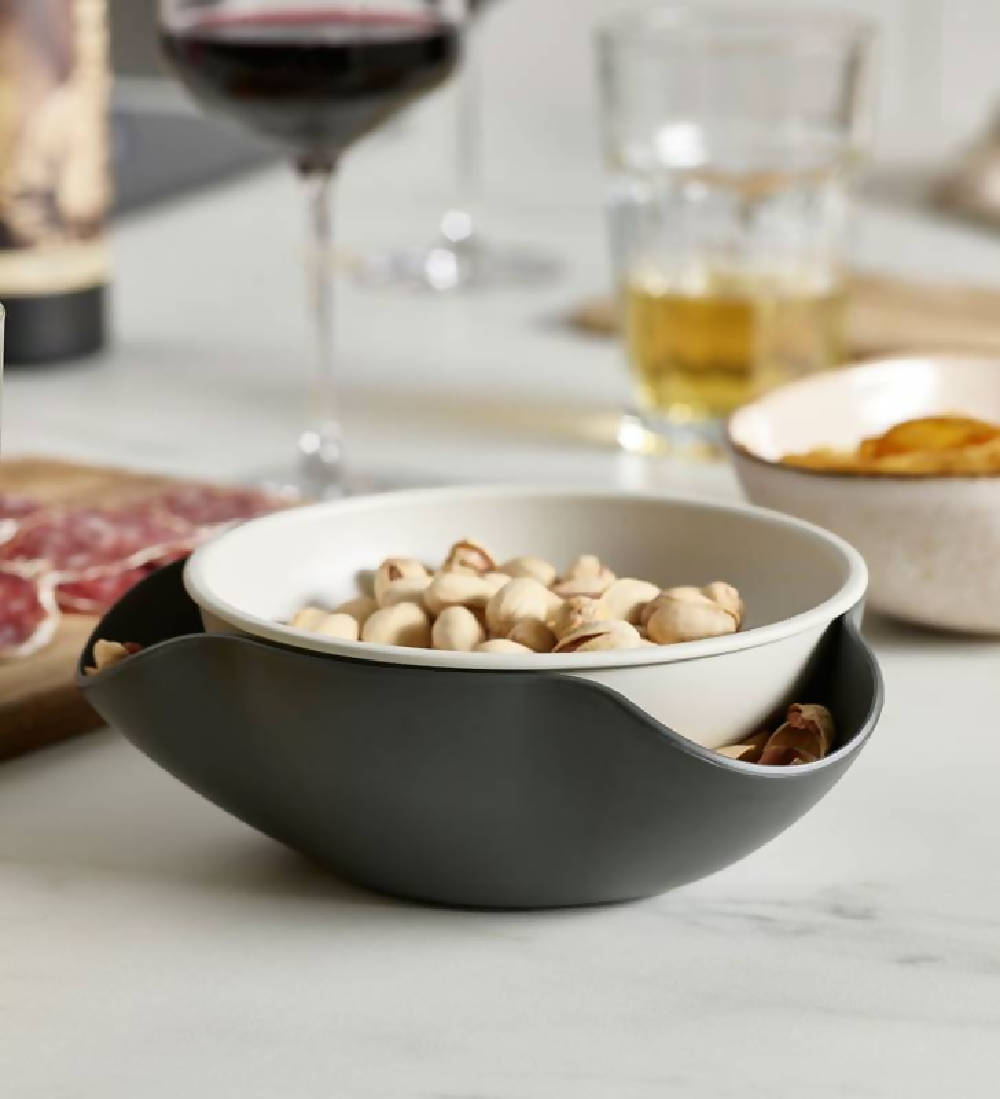 Bowl Doble Gris Joseph Joseph