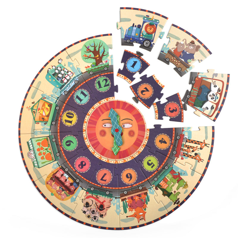 Puzzle Redondo Mi Viaje En El Tiempo 25Pcs MiDeer