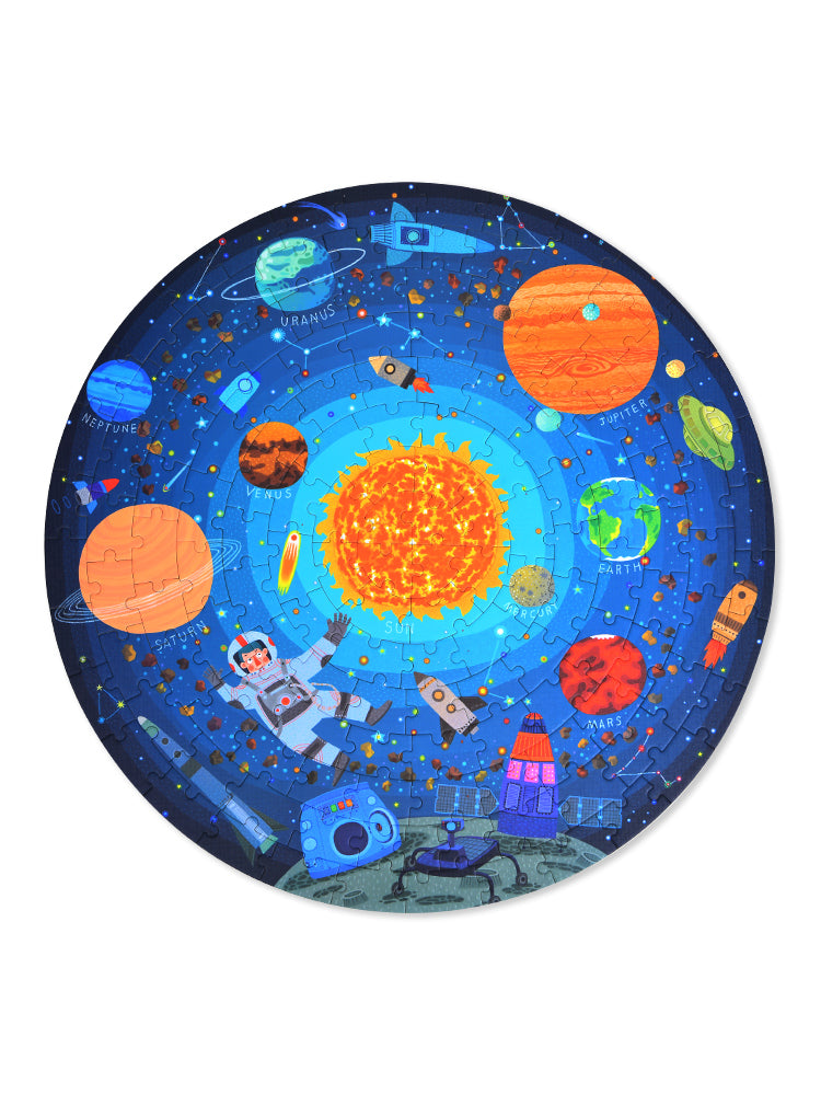 puzzle-150pcs-redondo-vagando-en-el-espacio