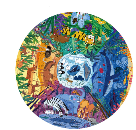 puzzle-150pcs-redondo-animales-alrededor-del-mundo