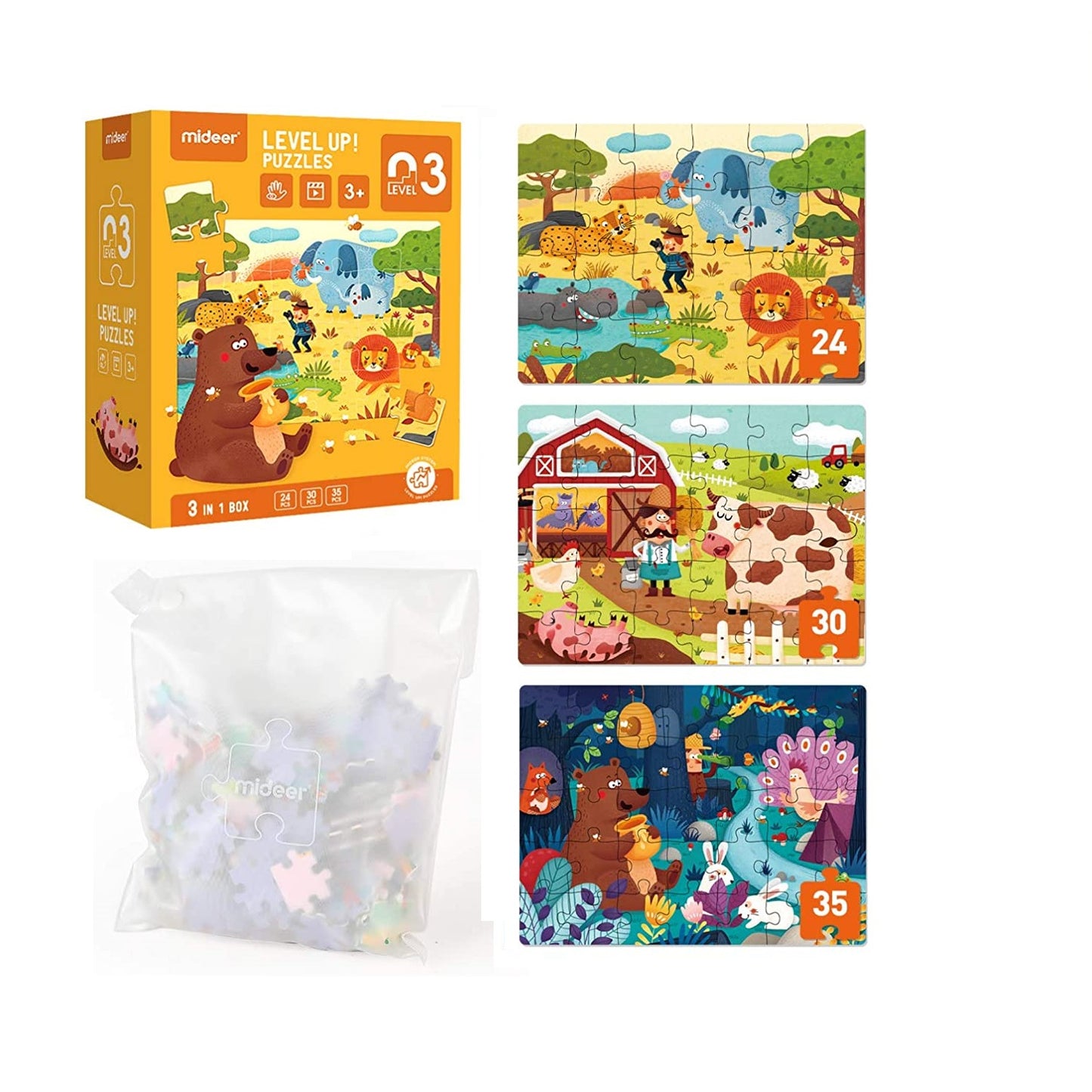 level-up-puzzles-nivel-3-habitats-naturales-3-puzzles