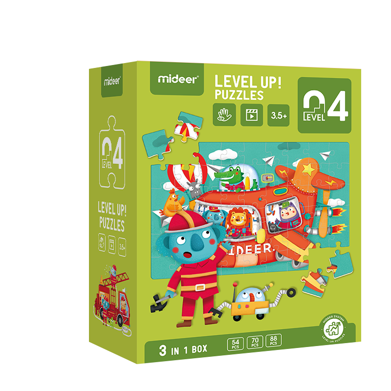Advanced Puzzle Nivel 4 Vehiculos, 3 Puzzles MiDeer
