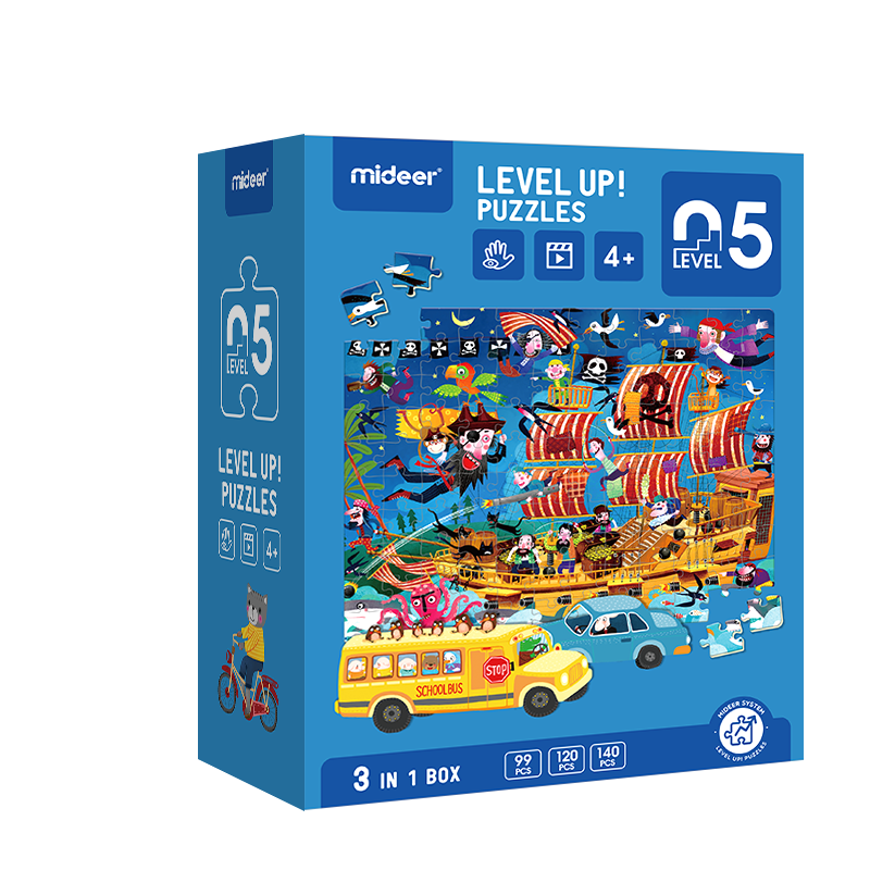 Advanced Puzzle Nivel 5 Tour De Aventuras, 3 Puzzles MiDeer