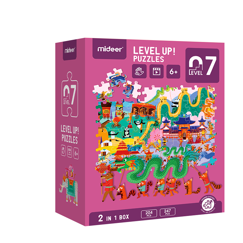 Advanced Puzzle Nivel 7 Geografía Humana, 2 Puzzles MiDeer