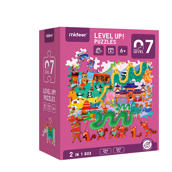 Advanced Puzzle Nivel 7 Geografía Humana, 2 Puzzles MiDeer