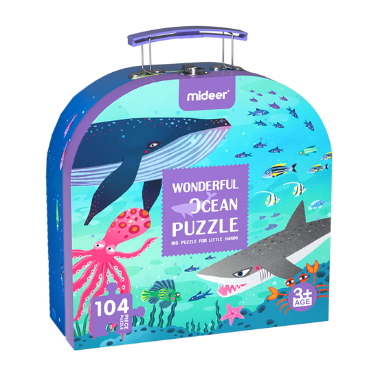 Puzzle Maleta Oceano 104Pcs MiDeer