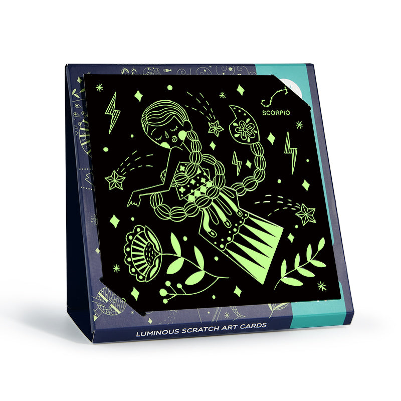 Scratch Art Card, Brilla En La Oscuridad, Constelaciones MiDeer