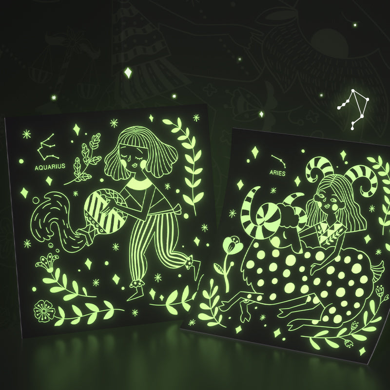 Scratch Art Card, Brilla En La Oscuridad, Constelaciones MiDeer