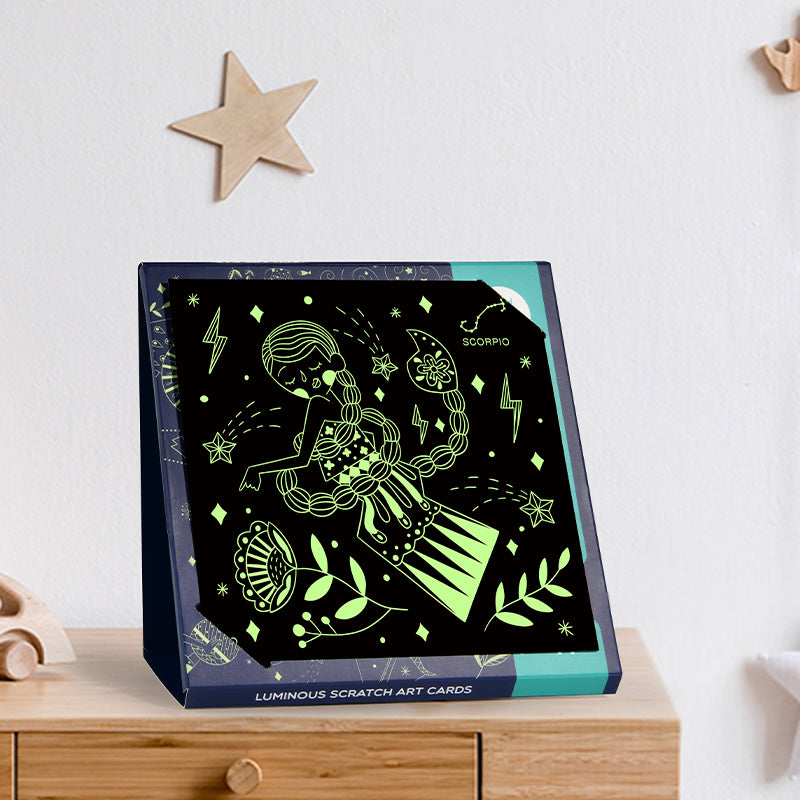 Scratch Art Card, Brilla En La Oscuridad, Constelaciones MiDeer