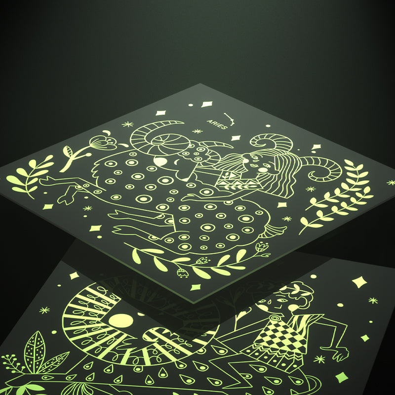 Scratch Art Card, Brilla En La Oscuridad, Constelaciones MiDeer