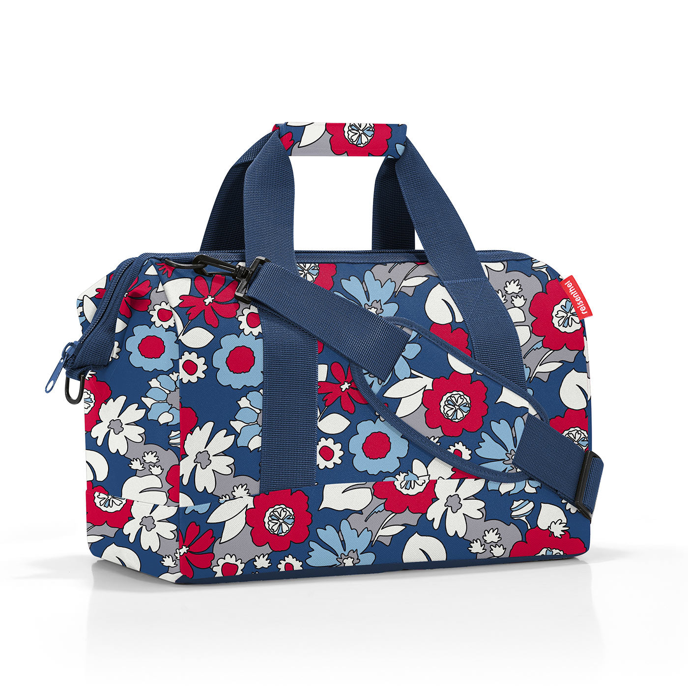 Bolso de viaje allrounder M florist indigo Reisenthel