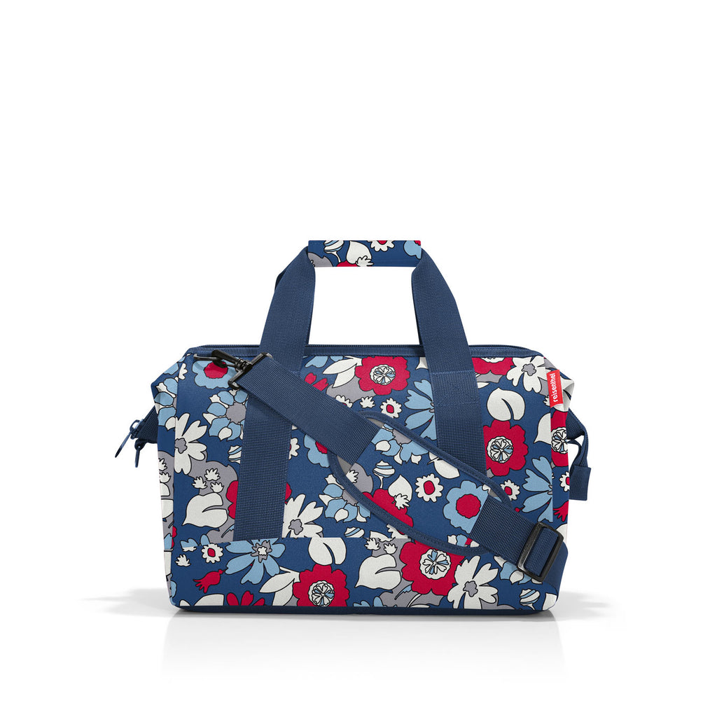 Bolso de viaje allrounder M florist indigo Reisenthel