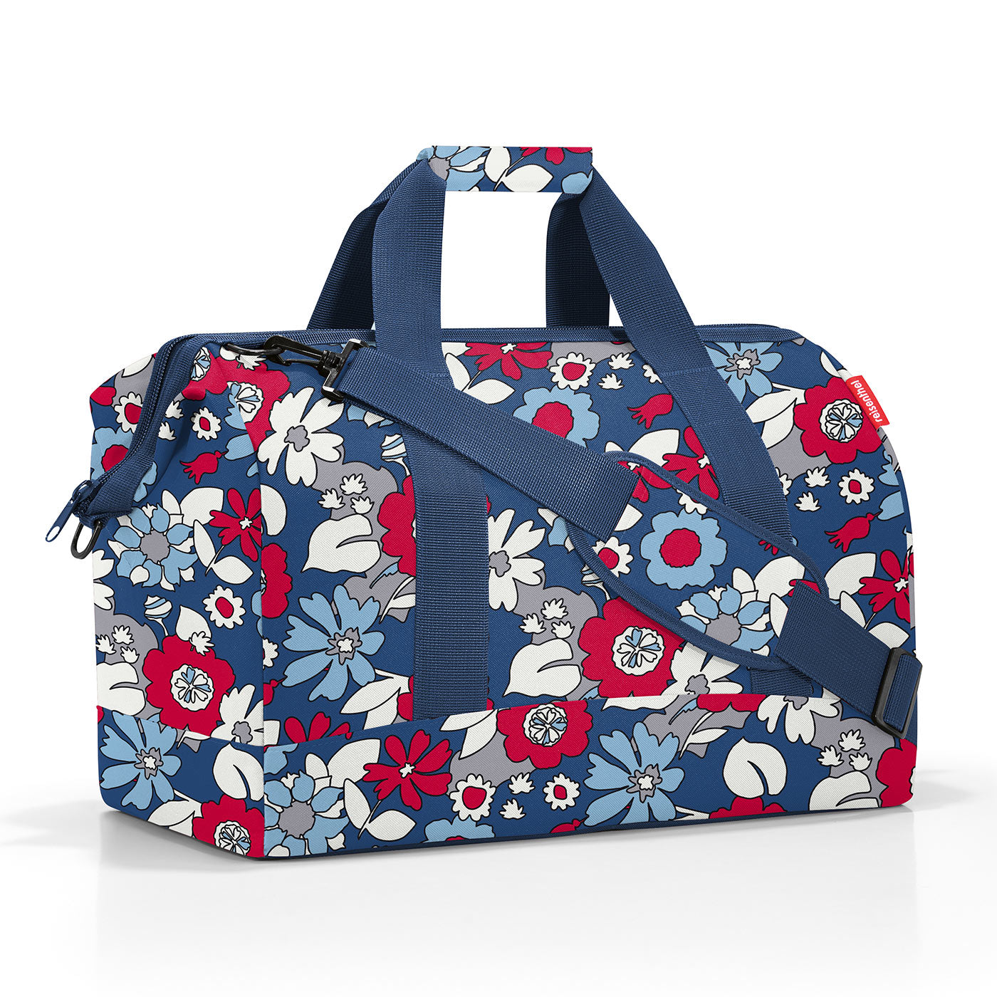 Bolso de viaje allrounder L florist indigo Reisenthel