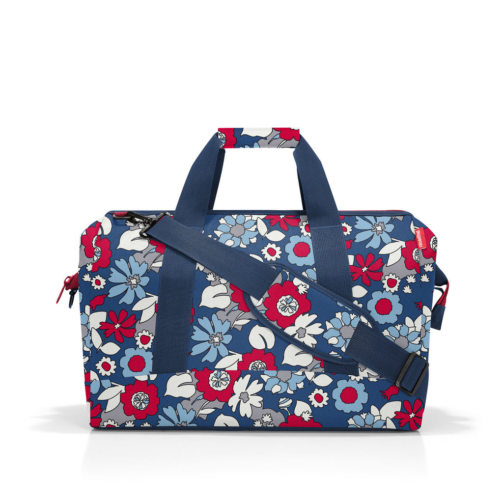 Bolso de viaje allrounder L florist indigo Reisenthel