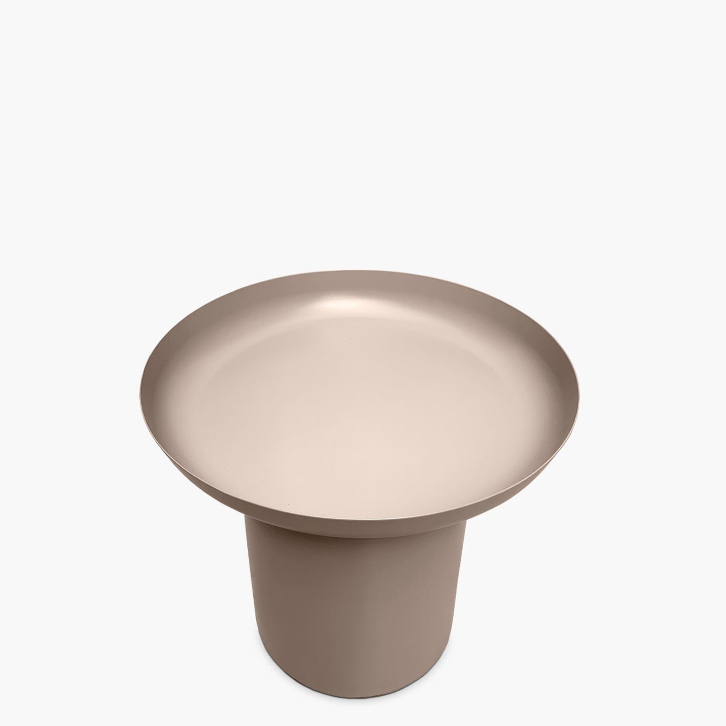 Mesa Lateral Metálica Otelo Taupe Form Design