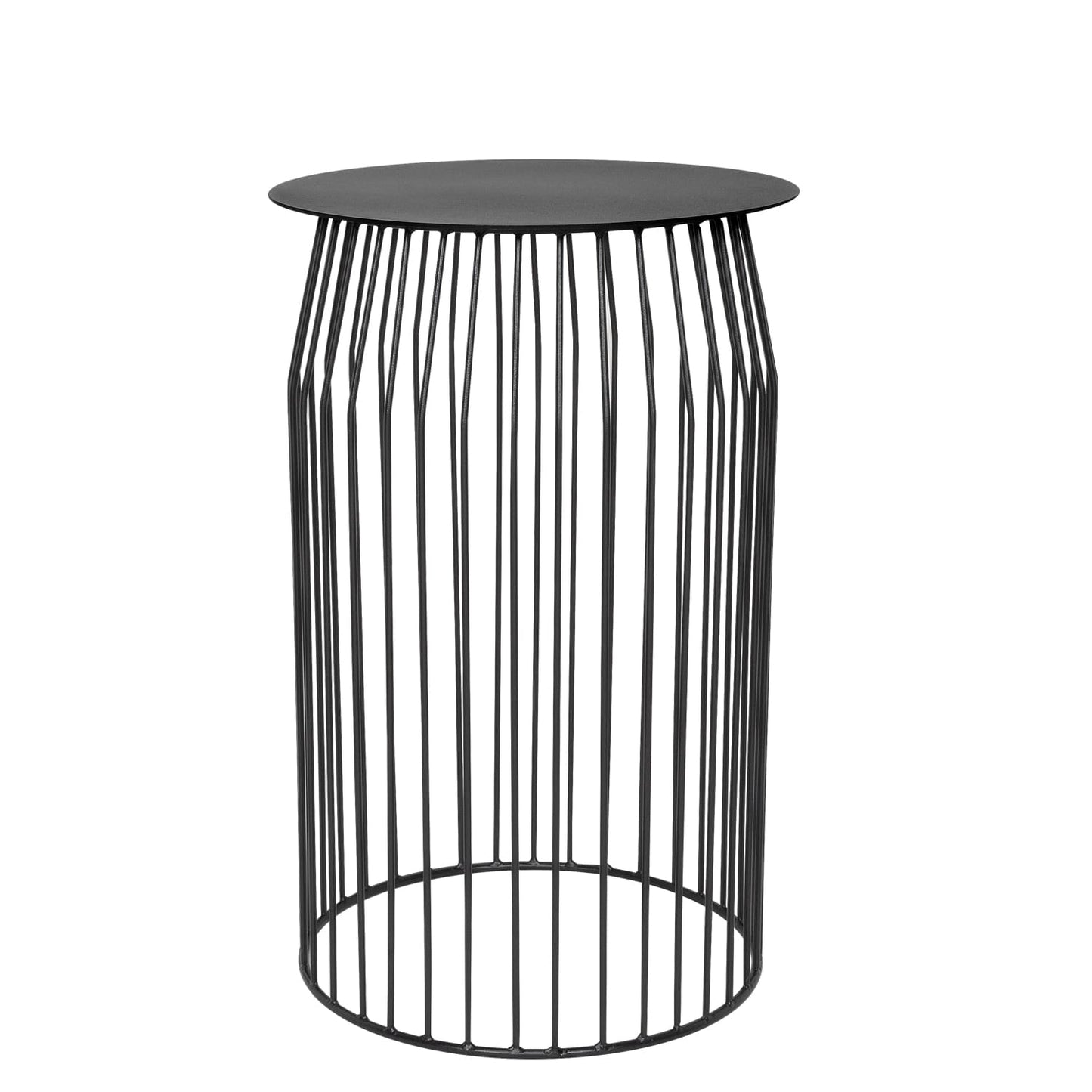 Mesa Lateral Wire diam 36 Negro Form Design