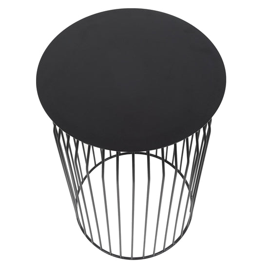 Mesa Lateral Wire diam 36 Negro Form Design