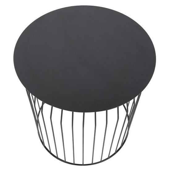 Cargar imagen en el visor de la galería, mesa-lateral-wire-diam-48-negro-form-design
