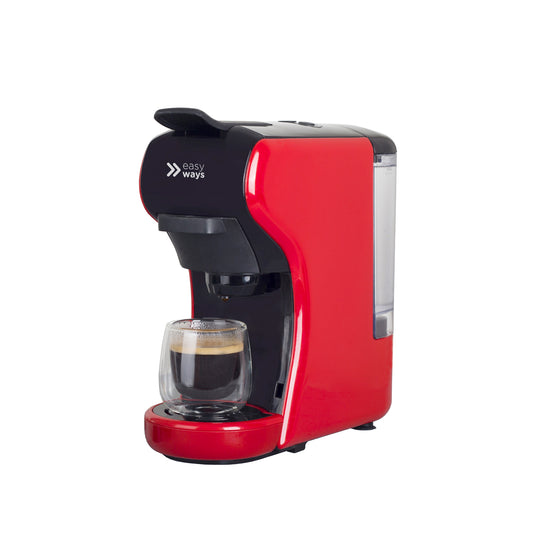 Cafetera Expresso Milano Coffee 3 en 1 Rojo Easyways