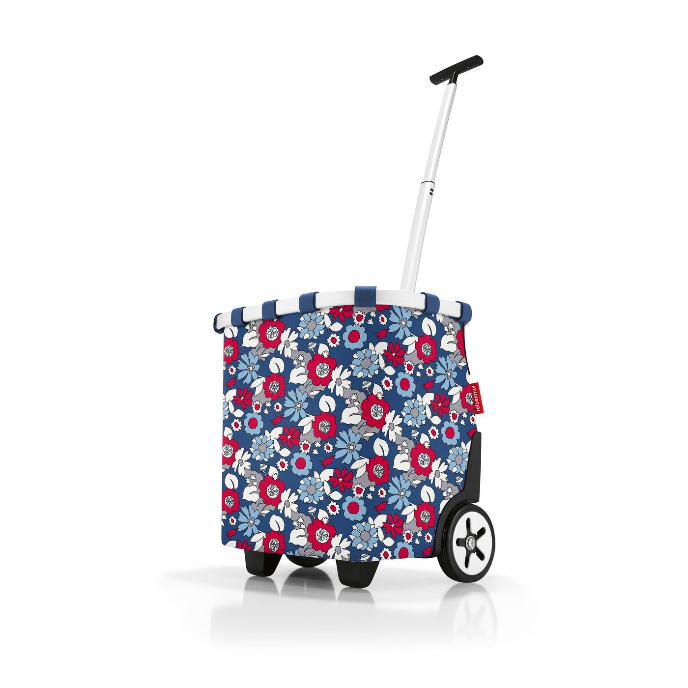 Carro de Compras premium Carrycruiser florist indigo Reisenthel