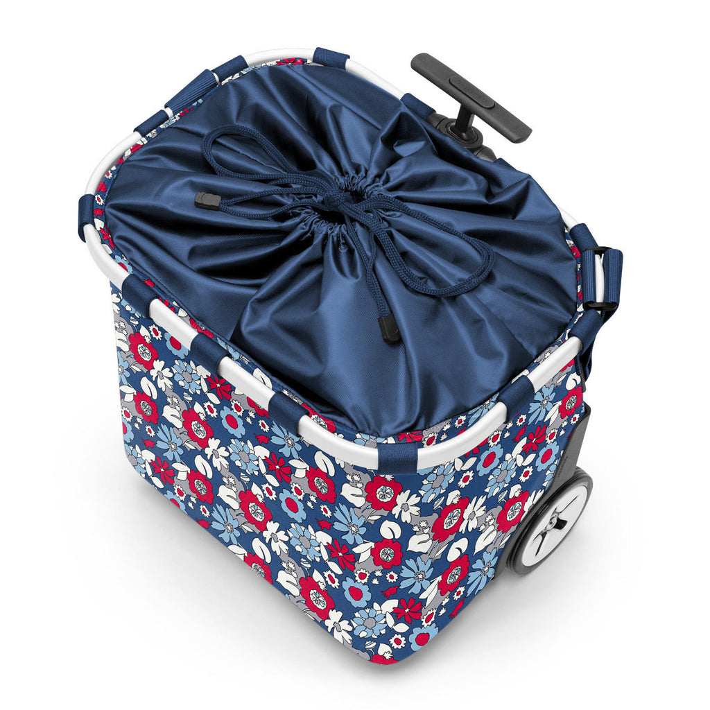 Carro de Compras premium Carrycruiser florist indigo Reisenthel