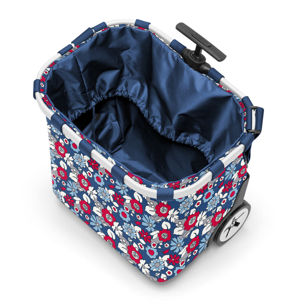 Carro de Compras premium Carrycruiser florist indigo Reisenthel