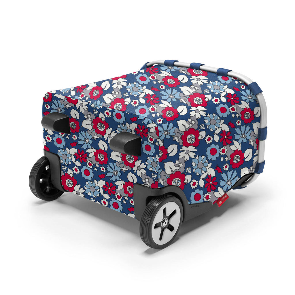 Carro de Compras premium Carrycruiser florist indigo Reisenthel