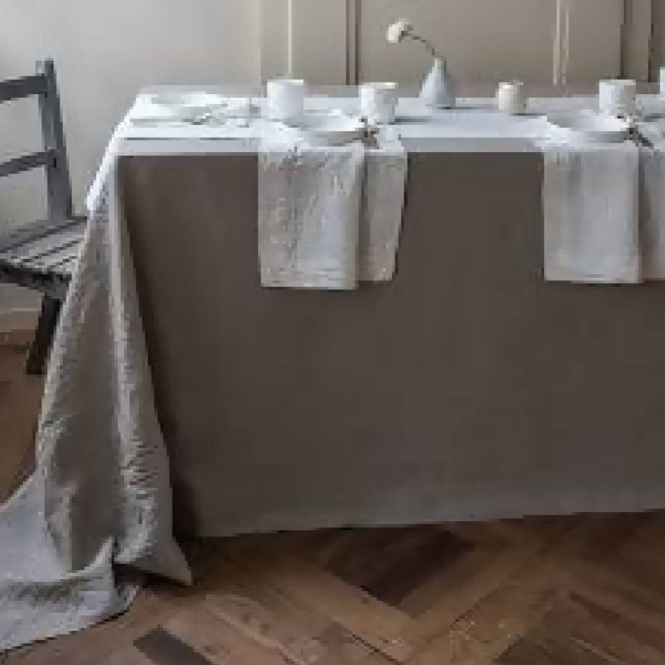 Mantel Lino Frances Hemstitch Marne L Fume Code Company