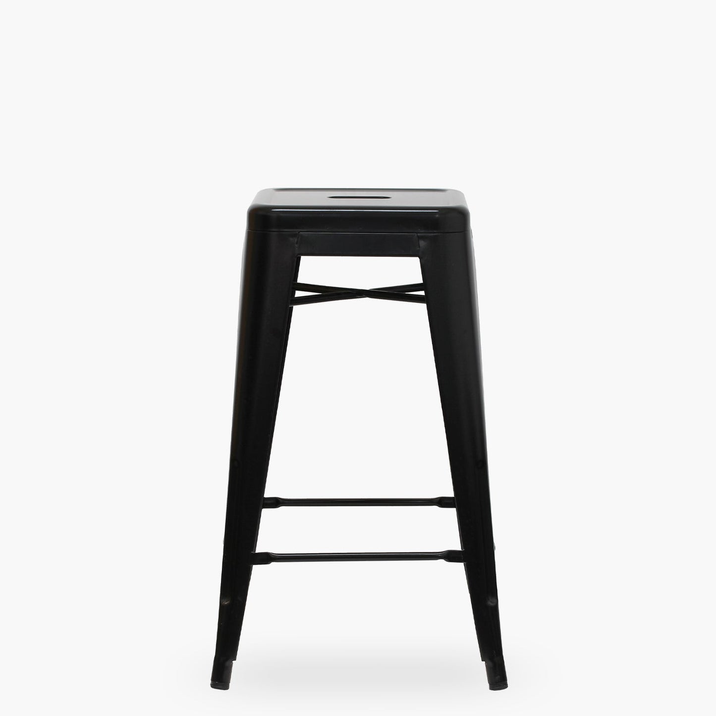 Pack 4 Tolix Taburetes 67 Metal Negro Form Design